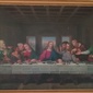 Altes Altarbild mit letztem Abendmahl